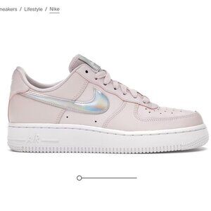 Nike Air Force 1 Low - Light Pink Holographic Swoosh